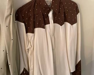 FABULOUS Clothing Collection Featuring Many Vintage Pieces From The 1980s Like.....Western Wear, Velvet Smoking Jackets, Corduroy Pants, Colorful Pant Suits, Snakeskin Sweaters, Rhinestoned & Bedazzled Blazers, Bell Bottom Dresses, & MORE! 