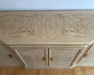 Blonde Wood Dining Room Buffet Cabinet (Drexel Heritage)