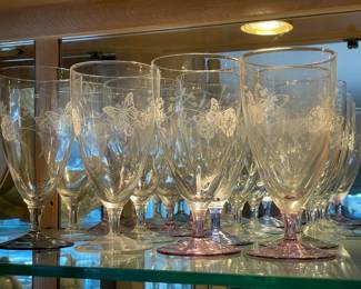 Lenox "Butterfly Meadow" Water Goblets