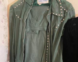 FABULOUS Clothing Collection Featuring Many Vintage Pieces From The 1980s Like.....Western Wear, Velvet Smoking Jackets, Corduroy Pants, Colorful Pant Suits, Snakeskin Sweaters, Rhinestoned & Bedazzled Blazers, Bell Bottom Dresses, & MORE! 