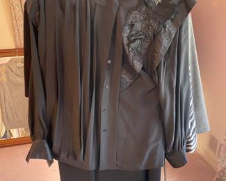 FABULOUS Clothing Collection Featuring Many Vintage Pieces From The 1980s Like.....Western Wear, Velvet Smoking Jackets, Corduroy Pants, Colorful Pant Suits, Snakeskin Sweaters, Rhinestoned & Bedazzled Blazers, Bell Bottom Dresses, & MORE! 