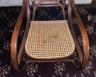 Vintage Wooden Bentwood Rocking Chair