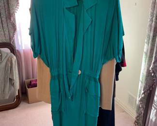 FABULOUS Clothing Collection Featuring Many Vintage Pieces From The 1980s Like.....Western Wear, Velvet Smoking Jackets, Corduroy Pants, Colorful Pant Suits, Snakeskin Sweaters, Rhinestoned & Bedazzled Blazers, Bell Bottom Dresses, & MORE! 