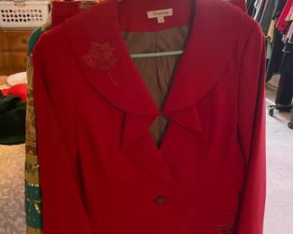 FABULOUS Clothing Collection Featuring Many Vintage Pieces From The 1980s Like.....Western Wear, Velvet Smoking Jackets, Corduroy Pants, Colorful Pant Suits, Snakeskin Sweaters, Rhinestoned & Bedazzled Blazers, Bell Bottom Dresses, & MORE! 