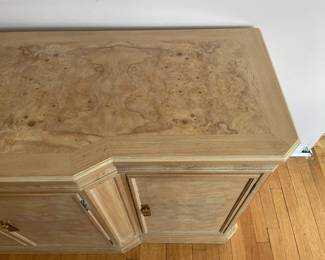 Blonde Wood Dining Room Buffet Cabinet (Drexel Heritage)