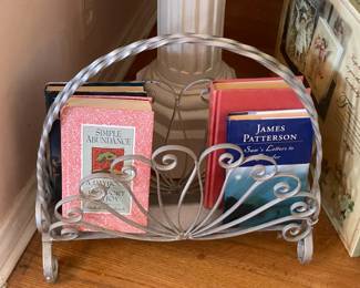 Ornate Wire Magazine Rack