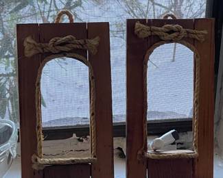 Hanging Wood Display Shelves