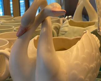 Vintage Fitz & Floyd Swan Planter
