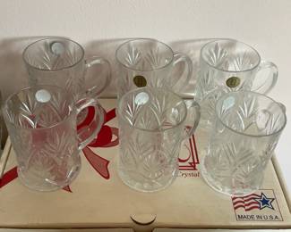 Crystal Mug Set W/ Box