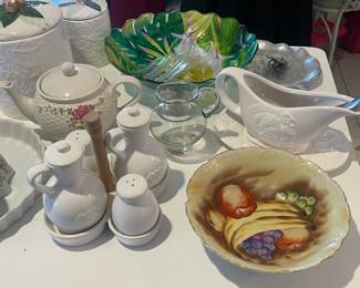 Assorted Kitchenware (China, Glassware, Serving Bowls, Small Appliances, Etc.)