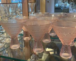 Pink Textured Glasses