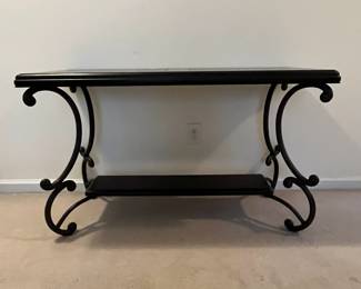 H5 - $50. Entry Table. Measures 48" x 20" x 28.75" tall.