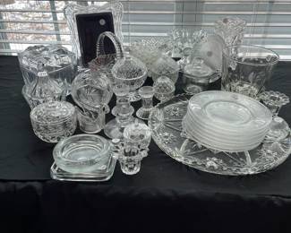 L2 - $30 Clear Glass LOT. Take all for $30.