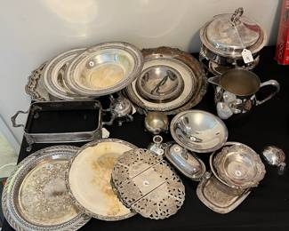 L7 - $25 Silver Plate Lot. Take ALL for $25 - all silver plated no sterling.
