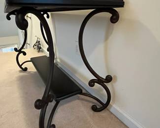 H5 - $50. Entry Table. Measures 48" x 20" x 28.75" tall.