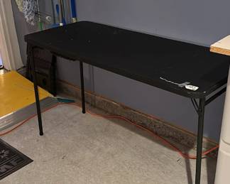 H30 - $20 EACH - 1 Available. 4' folding tables. NOT the plastic kind - more of pressed wood with a plastic cover on it.