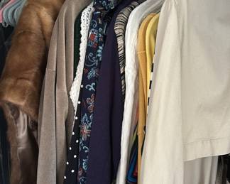 H6 - $50 Saturday Special LOT of Ladies clothing small/medium tops and 4-6 (some 8) pants / bottoms. ALL for $50. 