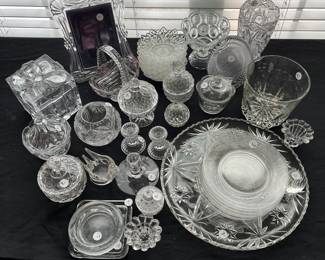 L2 - $30 Clear Glass LOT. Take all for $30.