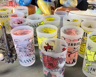 Ezra Brooks & Beam decanters