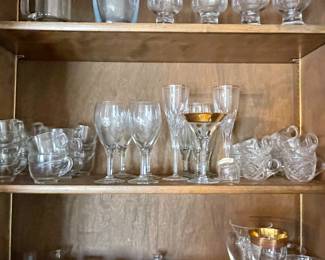 Shot glass collection, glassware