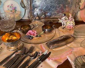 Silverplate waiter tray