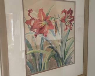 Signed original watercolor 