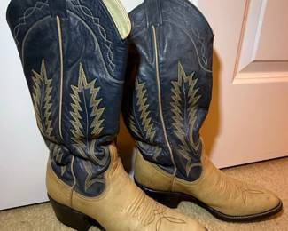 Lucchese Rattlesnake Cowboy Boots