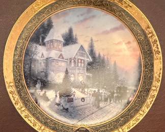 Thomas Kinkade Victorian Christmas Collector Plates