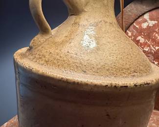 Antique Stoneware Jug Lamp
