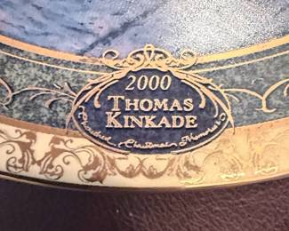 Thomas Kinkade Victorian Christmas Collector Plates second image