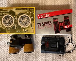 Vintage Tasco x Binoculars and Vivitar x Binoculars