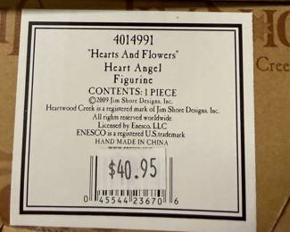 Jim Shore Hearts and Flowers Angel Figurine  