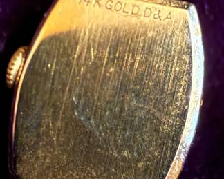 Vintage Padre Jewels Swiss Ladies Watch with Rhinestone Accents and a Longines K Gold Watch fourth image