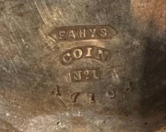 A.W. Co. Waltham Coin No. Pocket Watch 