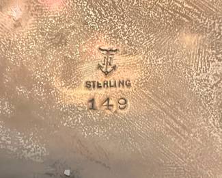 Sterling Silver Pierced Bowl with Monogram second image