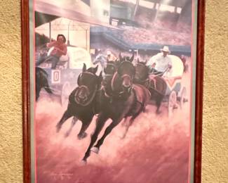 Sove Dverengs Bronc Buster Print  fifth Annual July th
