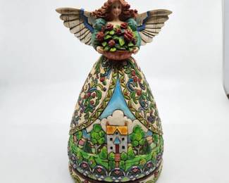 Jim Shore Summer Restores The Soul Angel Summer Figurine 