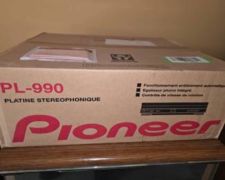 Pioneer PL Fully Automatic Stereo Turntable, New in the box