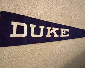 Vintage Duke University Felt Pennant by Green Mountain Studios