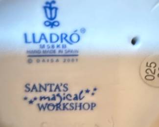 Lladro Porcelain Figurines Santas Magical Workshop  and Nao Spring Has Come  