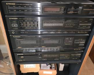 Pioneer Component Stereo System with RX Receiver second image