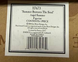 Jim Shore Summer Restores The Soul Angel Summer Figurine  
