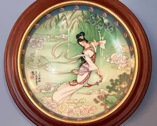 Set of Imperial Jingdezhen Porcelain Decorative Plates Legends of West Lake