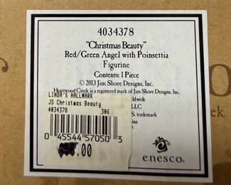 Jim Shore Christmas Beauty Angel Figurine  