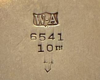 Victorian SilverPlated Tray with Grapevine Motif and Pierced Border third image