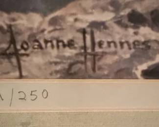 Joanne Hennes Limited Edition Print 