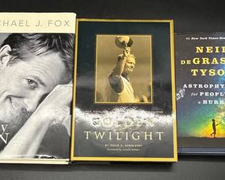 Celebrity Biography Books Lot Michael J. Fox More