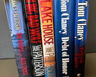 Patterson And Clancy Hardback Novels