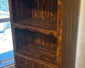 Vintage Wooden Bookshelf