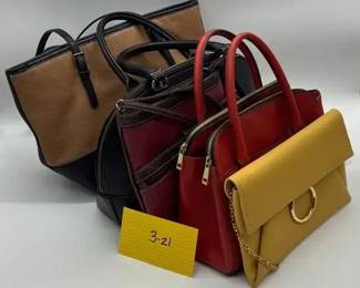 Lot of 5 Handbags